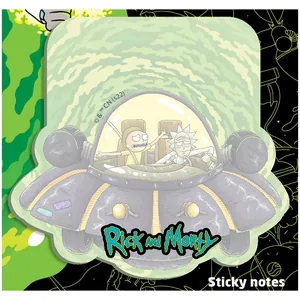 Paper with adhesive layer 70*70 mm "Kite" /RM23-298-1/ 50 sheets "Rick and Morty" (1/24/576)