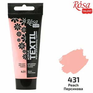 АКРИЛ для тканин "ROSA TALENT" /431/ Персикова, 60мл (1/4)