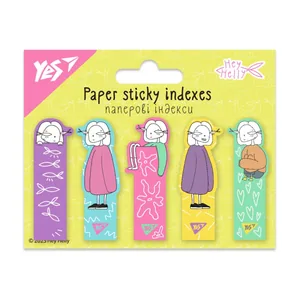 Register index "YES " /170396/ PAPER. "Ney Helly!", 56*20mm (5 sheets*20 sheets) (1/24/288)