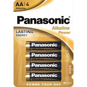 Battery "Panasonic" /LR6/4bl/273/984/ Alkaline Power, alkaline, 1.5V, finger (4/48)
