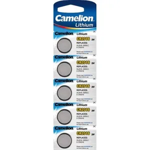 Battery "Camelion" /CR 2016/5bl/146/664/ lithium, 3V, coin 20*3.2mm (5/50)