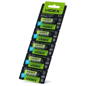 Battery "Videx" /A23 8LR932/5bl/735/ alkaline, 12V, mini pinky (5/50)