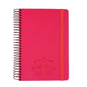 Notebook B6/120 "SKILL" /СБВ-95/ Raso pink spiral side (1/10)