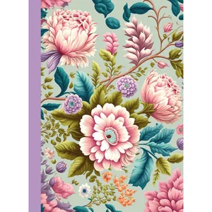 Notebook 105x148/48 "Bourgeois" /diz.23110/ integrated cover, mat.lam., external block 55g, # (1/10)