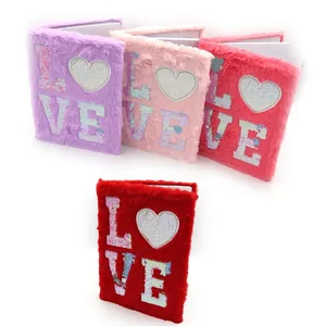 Блокнот пухнастий А5/80  "JO" /MRB2339-5/ "Love" 80гр, мікс (1/60/120)