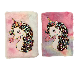 Блокнот пухнастий А5/80  "JO" /MRB2338-11/ "Unicorn Єдиноріг" 70гр, мікс (1/100)
