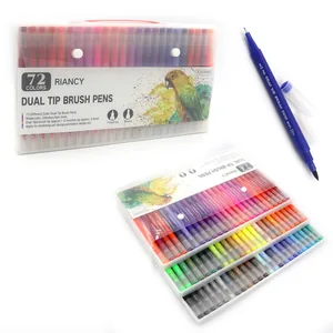 A set of double-sided liner brushes, 72 circles. "JO" /04371-72/ triangular color case (1/24)