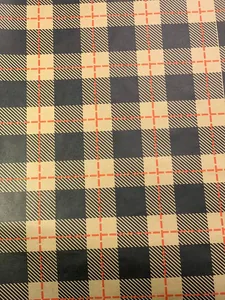 Double-sided wrapping kraft paper "Unison" /Pt-I-6/ "Shaded square", 068*8m, ​​1 sheet.