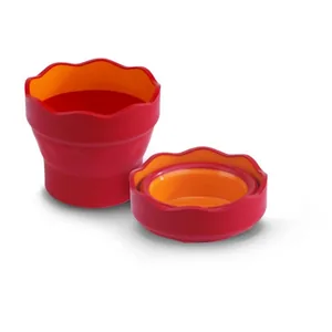 Water glass "Faber-Castell" /181517/ CLIC&GO red (1/6)