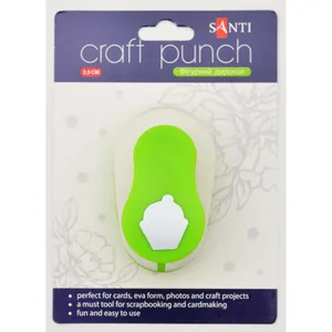 Shaped hole punch "Santi" /240169/ "Cake" 2.5 cm (1/16/96)