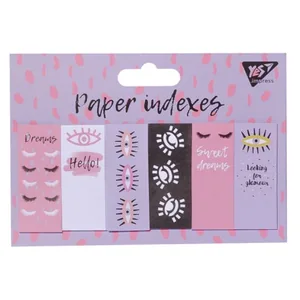 Index registers "YES " /170286/ PAPER "Donna" 5x2 cm (6 diz.*20 sheets) (1/5/600)