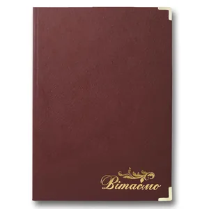 Welcome folder A4 "Welcome" "Brisk" /PPV-5/ "Infolk" burgundy (1/20)