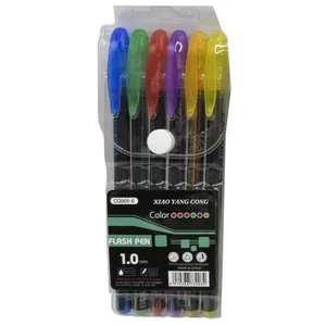 A set of aromatic gel pens /905-6/ 6 pcs. with gloss 1mm (1/48/480)