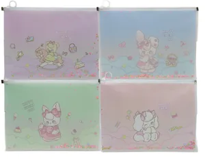 Folder with runner A4+ /2401-A4/ "Loose sequins Bunny" 33*24.5cm, mix (1/12)