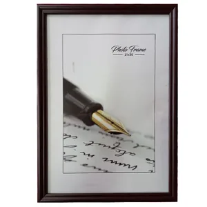 Photo frame 15*21 "33 Amigos" /1521-LA-104/ brown, baguette 1515 semicircular (1/24)