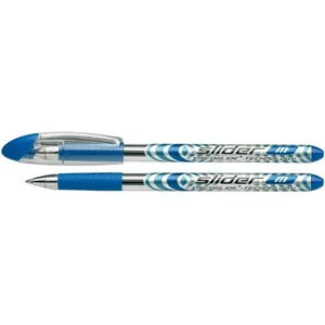 Oil pen "SCHNEIDER" /S151103/ SLIDER (thickness M-medium) 0.7mm, blue (10/400
