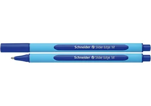 Oil pen "SCHNEIDER" /S152103/ SLIDER EDGE (thickness M-medium) 0.7mm, blue (10/100)
