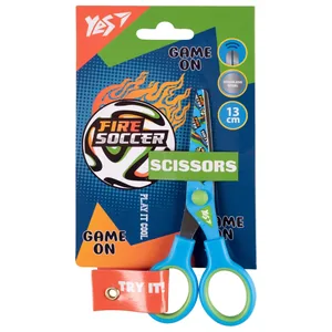 Scissors "Yes" 13 cm /480439/ "Football" with a print on the blade (1/12/360)
