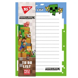 Paper for notes "Yes" /170338/ To Do "Minecraft" on a magnet 13.7*20 cm, 52 sheets. (1/5/50)