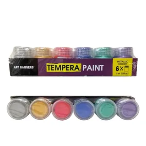 Tempera paint "Art rangers" /PT23.06015.A/ 6 pcs.*15ml TEMPERA PAINT (Metallic color) (1/6/48)