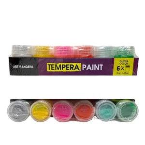 Фарба темперна "Art rangers" /PT24.06015.A/ 6 кол.*15мл TEMPERA PAINT (Glitter  color) (1/6/48)