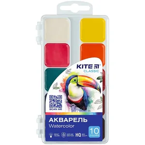 Акварель "Kite" 10 кол. /K-060/ Classic (67719) (1/15)
