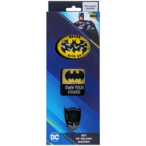 Set of "Kite" patches /DC24-3012-1/ on Velcro, 3 pcs., 3012-1 DC Batman (66882) (1/132)