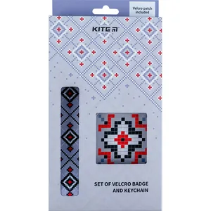 Set of patch and pendant "Kite" /K24-3010-1/ on Velcro, 2 pcs., 3010-1 (66929) (1/176)