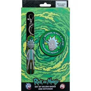 Set of patch and pendant "Kite" /RM24-3010/ on Velcro, 2 pcs., 3010 Rick & Morty (66919) (1/176)