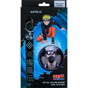 Набір нашивка та підвіска "Kite" /NR24-3010-1/ на липучці, 2 шт., 3010-1 Naruto Shippuden (66922) (1/176)
