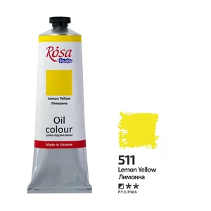 Oil paint "ROSA Studio" /511/ Lemon, 100ml (1/3)