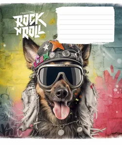 Зошит уч. "Star" 24арк.# /3277K/ "Rock star" ВД-лак (нейт) (25/200)