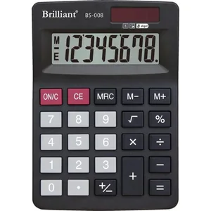 Калькулятор "Brilliant" /BS-008/ настол.8-разр.1пам.127*88*26мм