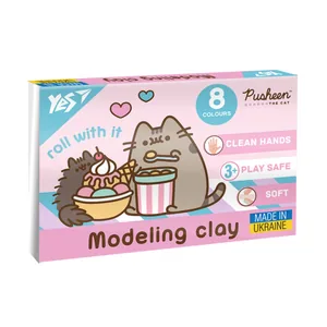 Plasticine 8 pcs. 160g "Yes" /540657/ "Pusheen" (1/30)