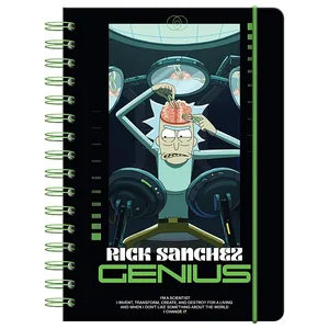 Блокнот А5/80арк. "Kite" /RM24-190/ # на спіралі "Rick & Morty" (1/10/20)