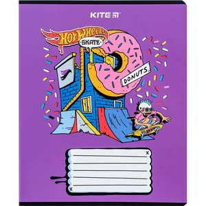 Student's notebook "Kite" 18 sheets == /HW24-237/ "Hot Wheels Skate" Hebrew varnish + UV varnish (20/400)