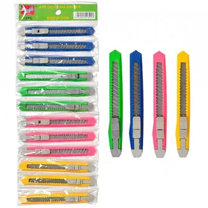 Office knife "JO" /N2067/ 9mm, on tape, mix (12)