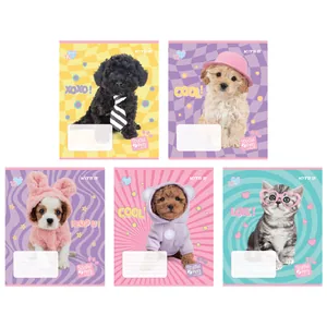 Student's notebook "Kite" 12 sheets # /SP24-232/ "Studio Pets" soft touch + UV varnish (25/600)