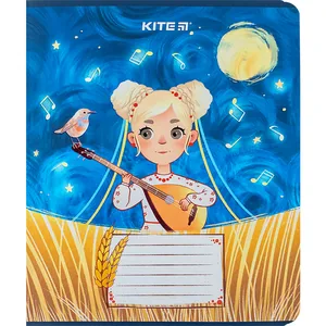Student's notebook "Kite" 12 sheets # /K24-232-2/ "UA Beautiful" soft touch + UV varnish (25/600)