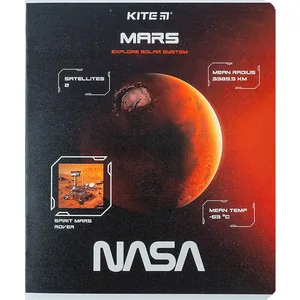 Student's notebook "Kite" 24 sheets # /NS24-238/ "NASA" Hebrew varnish + UV varnish (20/320)
