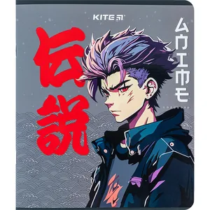 Student's notebook "Kite" 24 sheets # /K24-238/ "Kite Anime" soft touch + UV varnish (20/320)