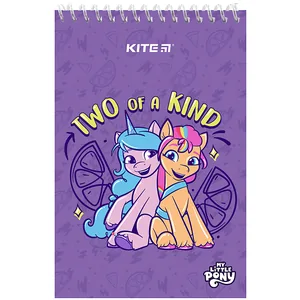 Notebook A6/48 sheets. "Kite" /LP24-196/ layer. spiral, clear, "My Little Pony" (1/20)