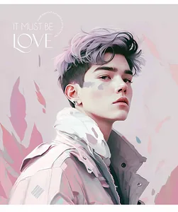 Зошит уч. "Школярик" 48арк.# /3290K/ "It must be love" виб.УФ-лак (дівчинка) (10/100)