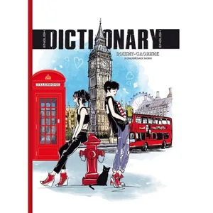 Notebook-dictionary 143x197mm/40 sheets "Mandarin" /21341/ English language, 7BC mat lam. 55 g/m2 (1/10)