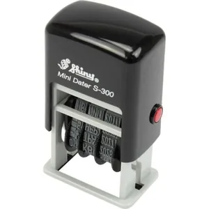 Stamp mini-dater "Shiny" /S-300/ plastic, digital, 3mm (1/12)