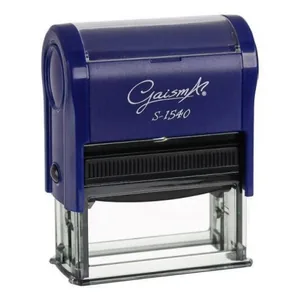 Attachment for stamp "GaismA" /S-1540blue/ plastic 15x40 mm, blue (1/12)