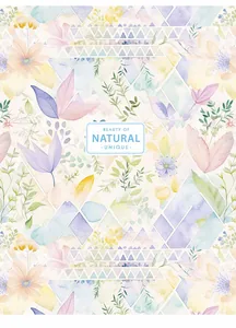 Notebook A5/80 sheets. "Student" /A5-080-5240K/ # staple, white block, 70g/m2, cardboard, UV varnish (8/80)