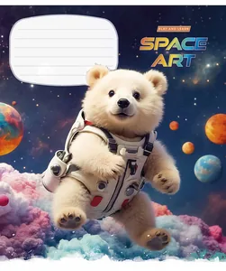 Зошит уч. "Star" 12арк.# /3406K/ "Space Art" ВД-лак (нейт) (30/360)