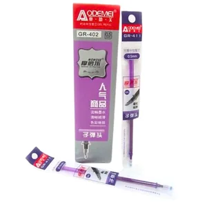 Write-erase gel pen "AODEMEI" /GR-402-VIO/ 0.5mm dark purple, 126mm, 1pc/PVC (20/240/5760)