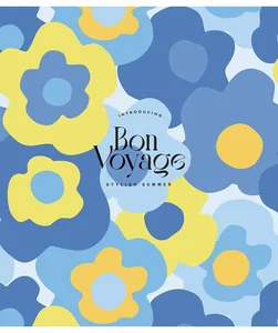 Student's notebook "Genius" 12 sheets == /3206L/ "Bon Voyage" select UV varnish (girl) (30/300)